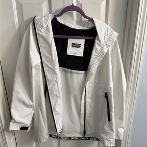 DKNY Sport Black and White Mesh Jacket